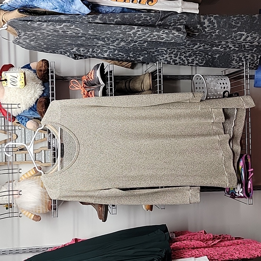Harlowe and Graham Asymmetric Sweater Tunic Size Medium/Large